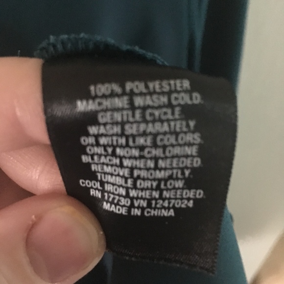 XL Mossimo Teal Long Sleeve Top - Picture 4 of 4